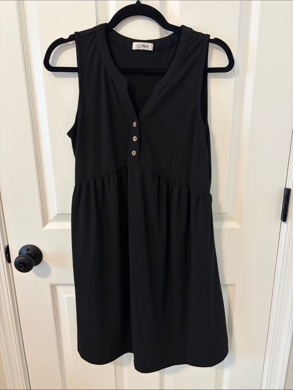 Cupshe Black Sleeveless Dress